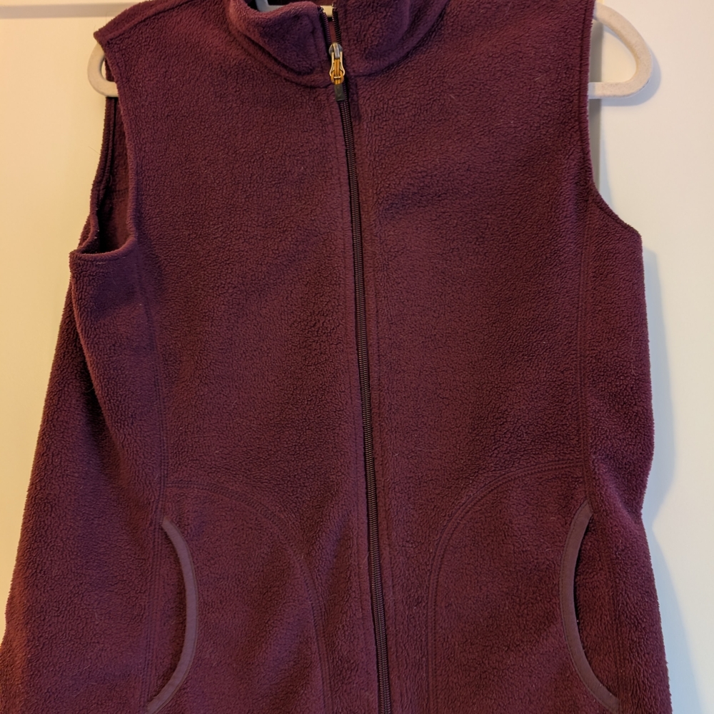 Woolrich Deep Purple Fleece Vest